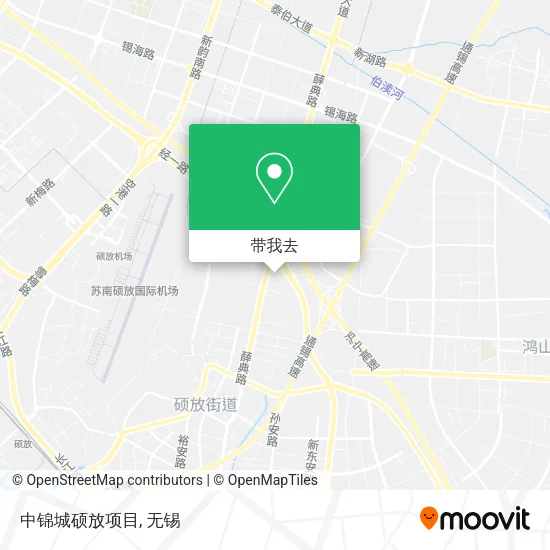 中锦城硕放项目地图