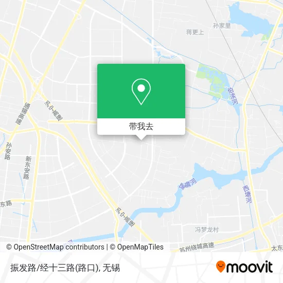 振发路/经十三路(路口)地图