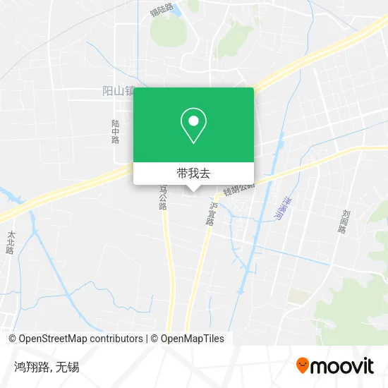 鸿翔路地图