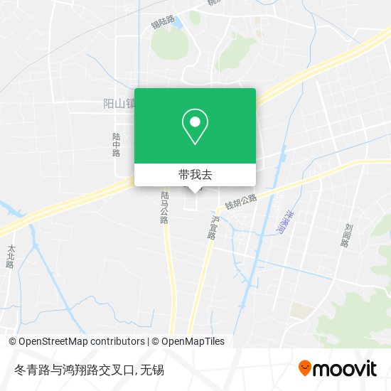 冬青路与鸿翔路交叉口地图