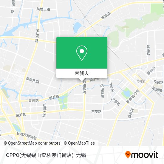 OPPO(无锡锡山查桥澳门街店)地图