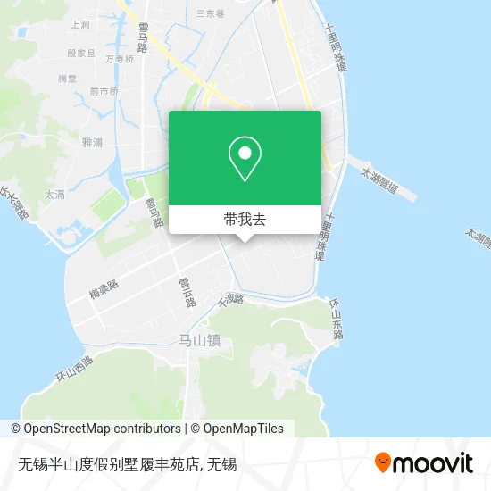 无锡半山度假别墅履丰苑店地图