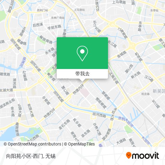 向阳苑小区-西门地图