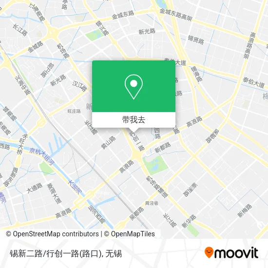 锡新二路/行创一路(路口)地图
