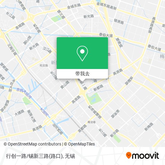 行创一路/锡新三路(路口)地图