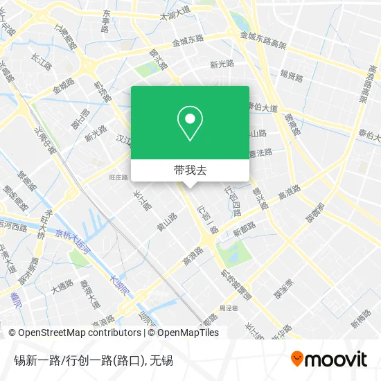 锡新一路/行创一路(路口)地图