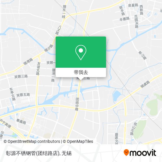 彰源不锈钢管(团结路店)地图