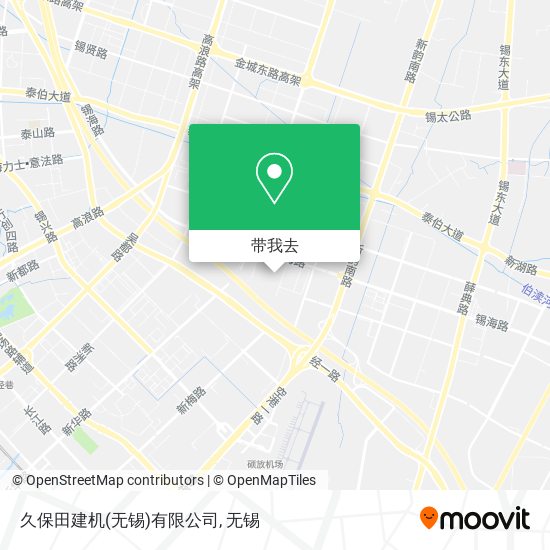 久保田建机(无锡)有限公司地图