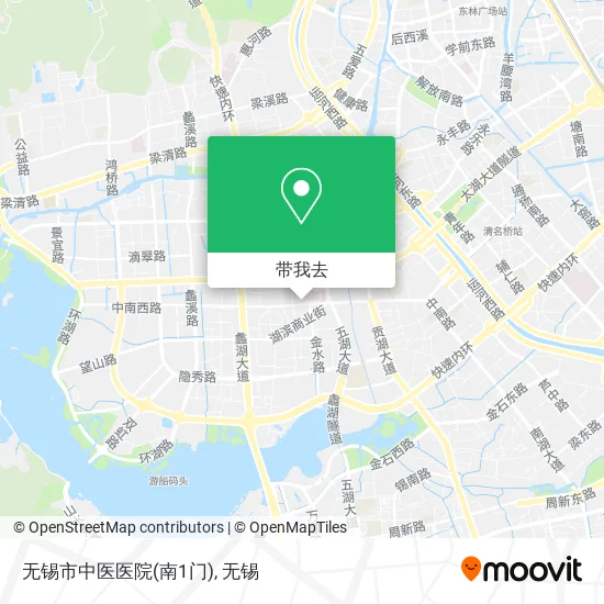 无锡市中医医院(南1门)地图