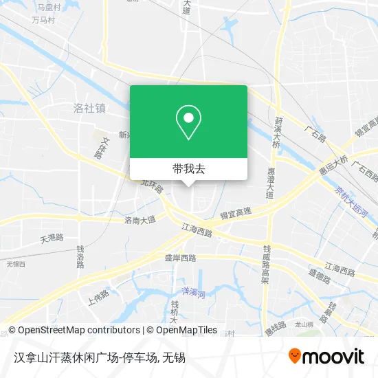 汉拿山汗蒸休闲广场-停车场地图