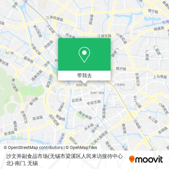 沙文井副食品市场(无锡市梁溪区人民来访接待中心北)-南门地图