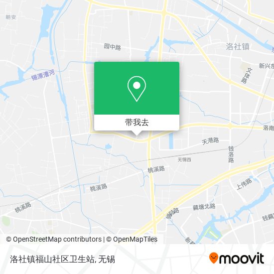 洛社镇福山社区卫生站地图