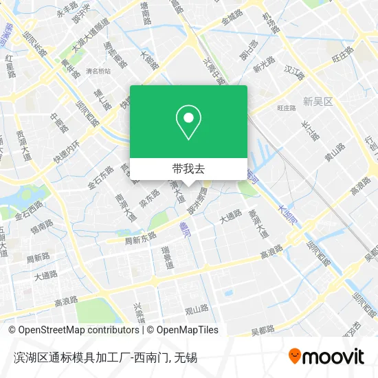 滨湖区通标模具加工厂-西南门地图
