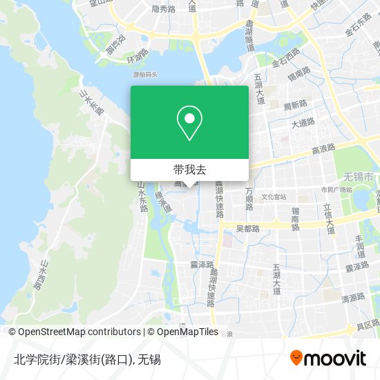 北学院街/梁溪街(路口)地图