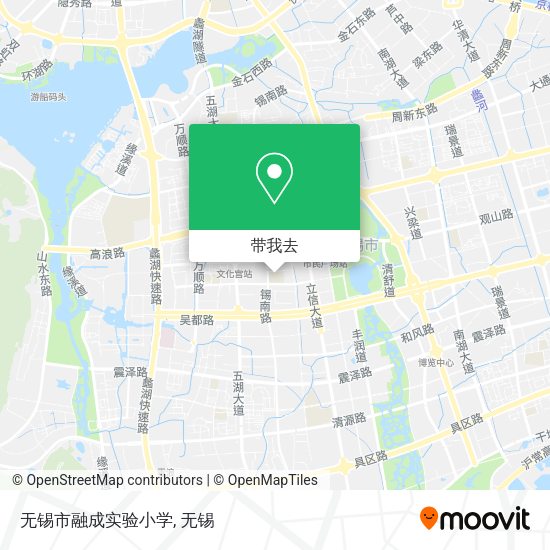 无锡市融成实验小学地图