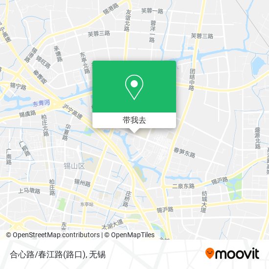 合心路/春江路(路口)地图