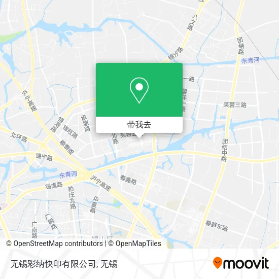 无锡彩纳快印有限公司地图