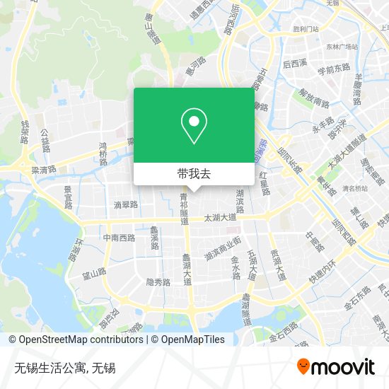 无锡生活公寓地图