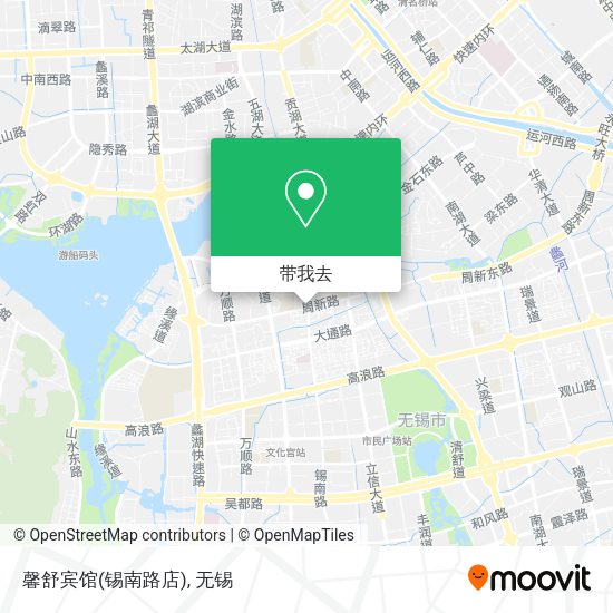 馨舒宾馆(锡南路店)地图
