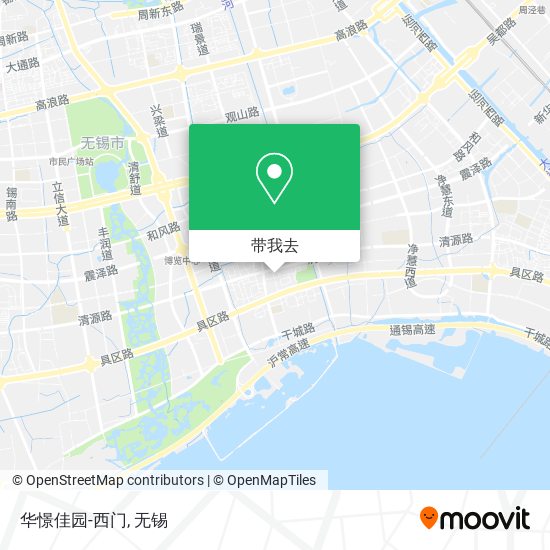 华憬佳园-西门地图