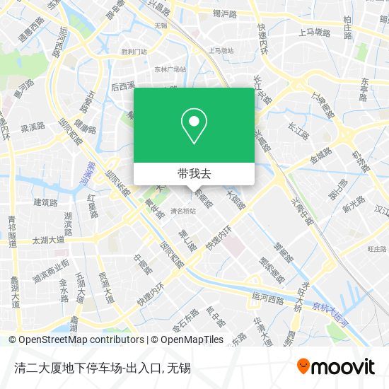 清二大厦地下停车场-出入口地图
