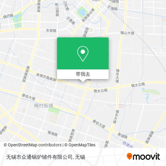 无锡市众通锅炉辅件有限公司地图
