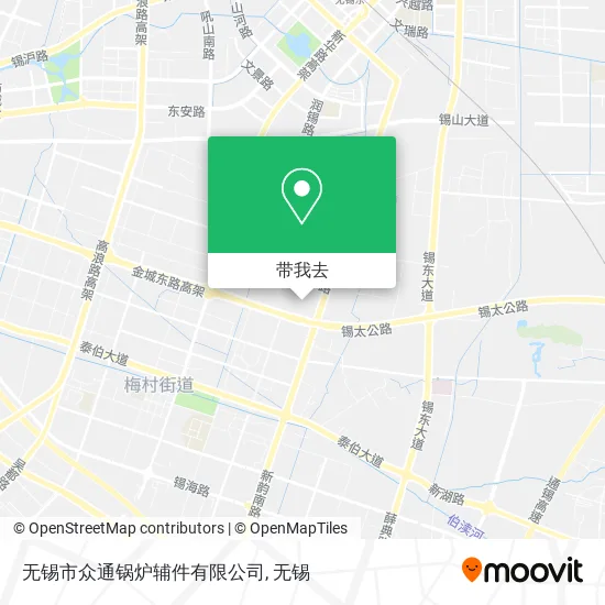 无锡市众通锅炉辅件有限公司地图