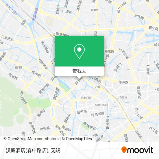 汉庭酒店(春申路店)地图