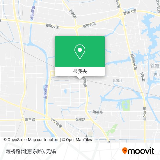 堰桥路(北惠东路)地图