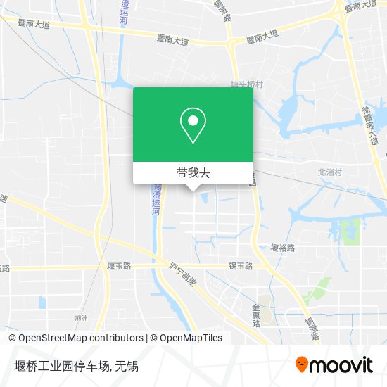 堰桥工业园停车场地图