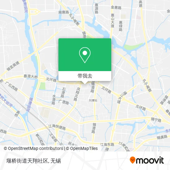 堰桥街道天翔社区地图