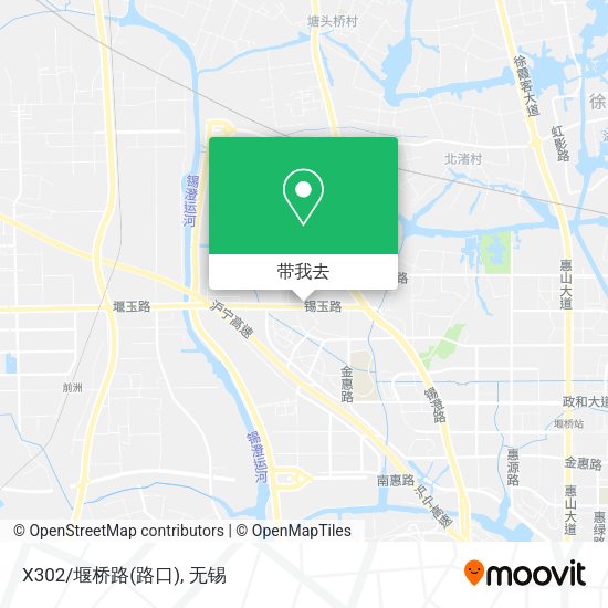 X302/堰桥路(路口)地图