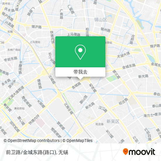 前卫路/金城东路(路口)地图