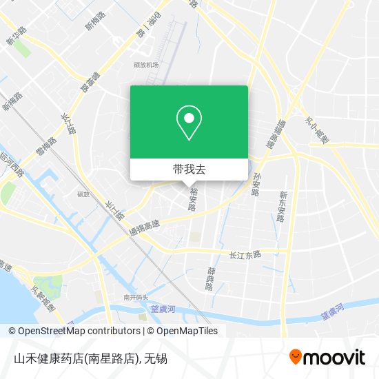山禾健康药店(南星路店)地图