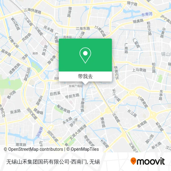 无锡山禾集团国药有限公司-西南门地图