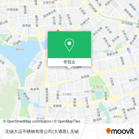 无锡大运不锈钢有限公司(大通路)地图