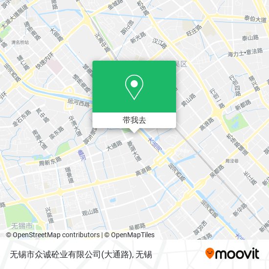 无锡市众诚砼业有限公司(大通路)地图