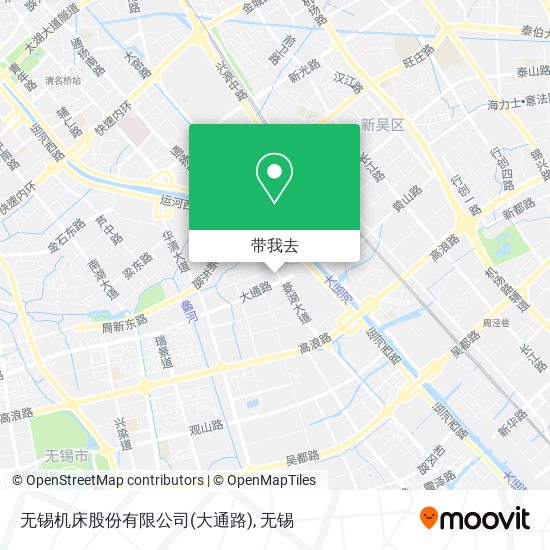 无锡机床股份有限公司(大通路)地图