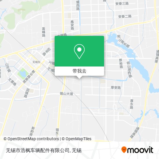 无锡市浩枫车辆配件有限公司地图
