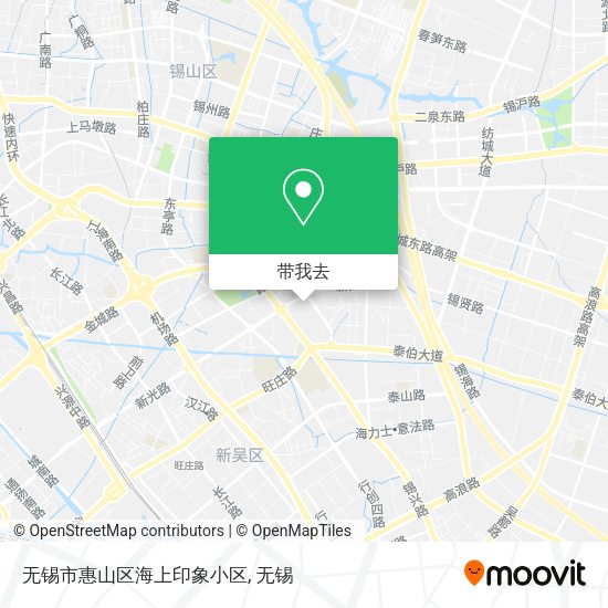 无锡市惠山区海上印象小区地图