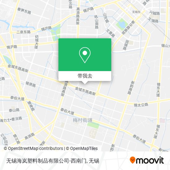 无锡海岚塑料制品有限公司-西南门地图