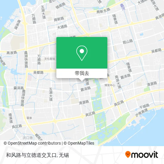 和风路与立德道交叉口地图