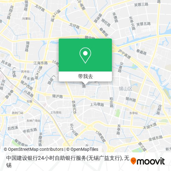 中国建设银行24小时自助银行服务(无锡广益支行)地图
