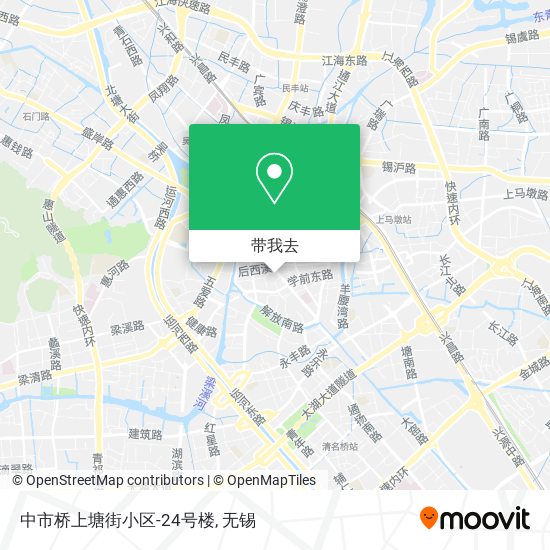 中市桥上塘街小区-24号楼地图