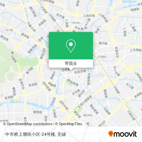 中市桥上塘街小区-24号楼地图