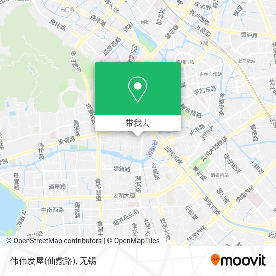 伟伟发屋(仙蠡路)地图