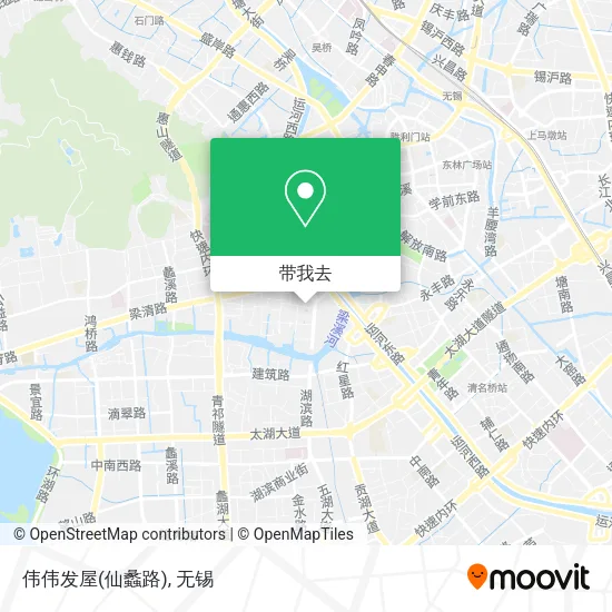 伟伟发屋(仙蠡路)地图