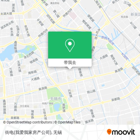 街电(我爱我家房产公司)地图