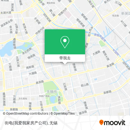街电(我爱我家房产公司)地图