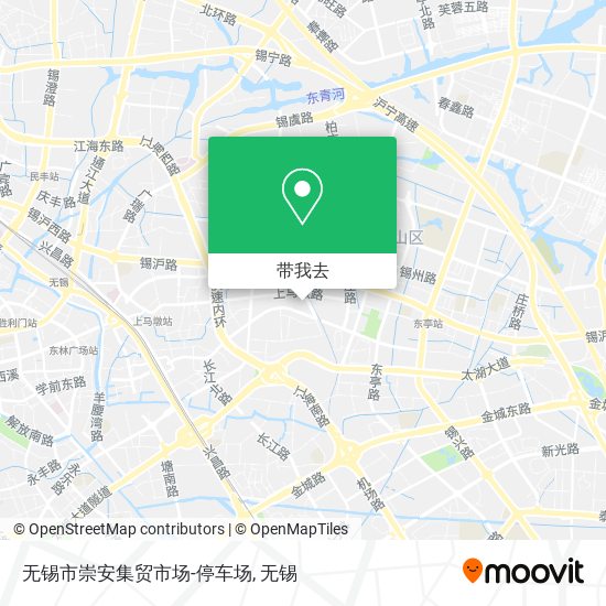 无锡市崇安集贸市场-停车场地图